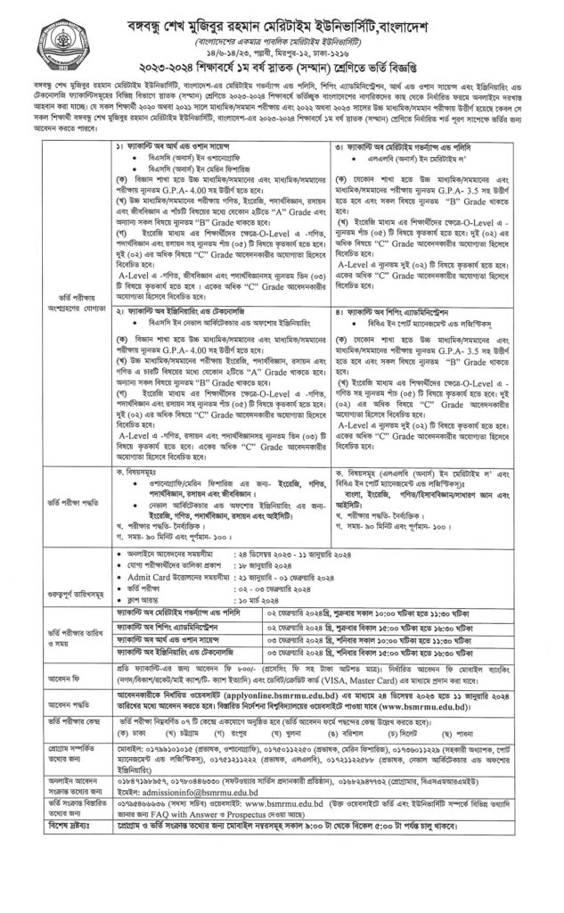 NATIONAL MARITIME INSTITUTE ADMISSION CIRCULAR 2025 visual data 2