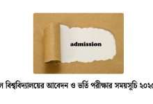 all university admission date