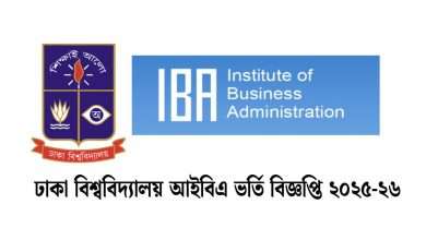 du admission circular 2025-26