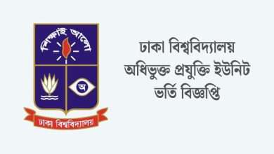 প্রযুক্তি ইউনিট ভর্তি বিজ্ঞপ্তি