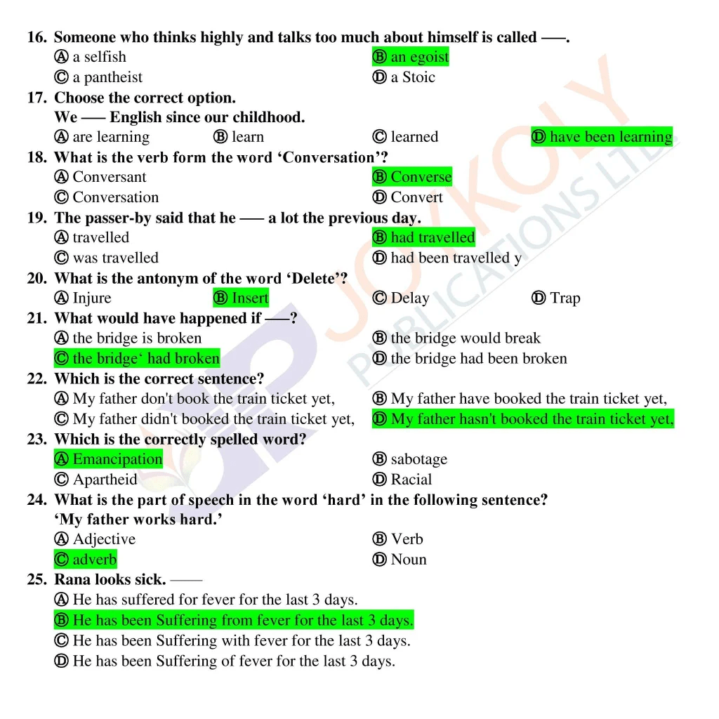 Home Economics Unit Question Solution 4