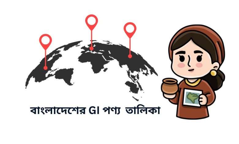 বাংলাদেশের GI পণ্য তালিকা