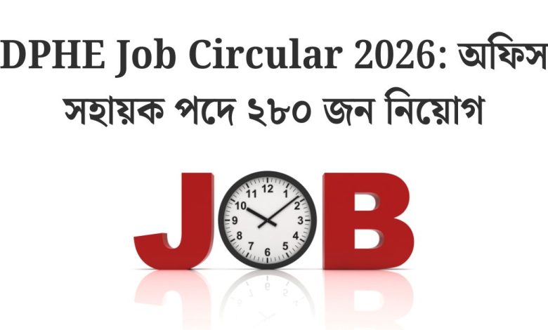 DPHE Job Circular 2026